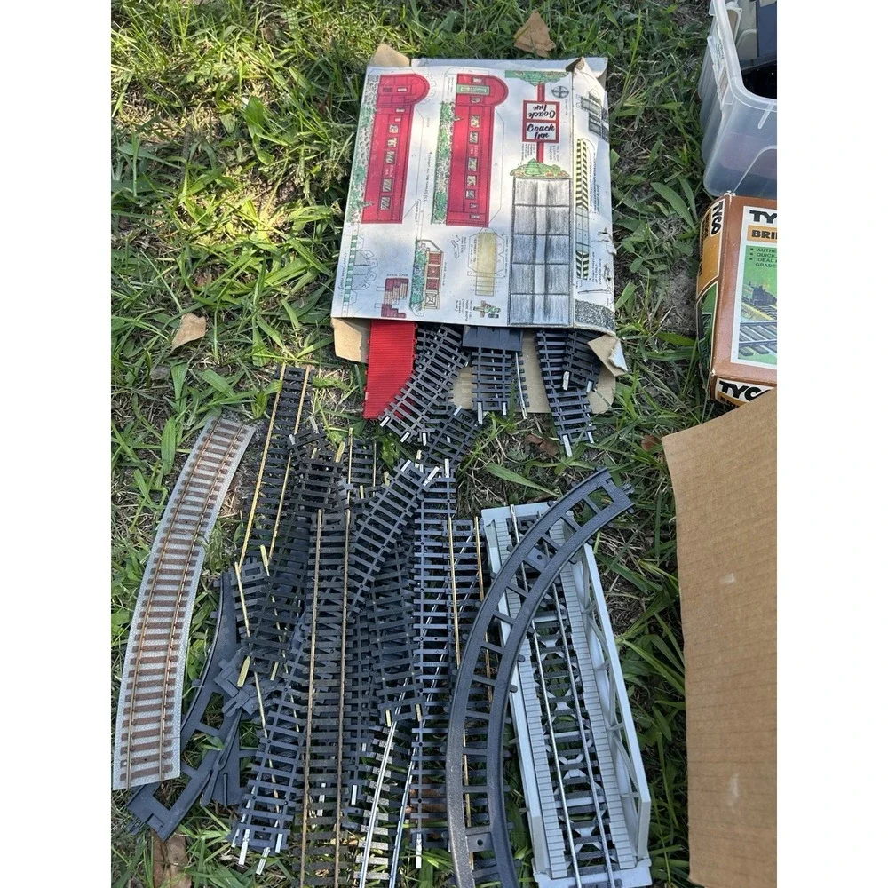 Vintage Model Train Trestle Track & Bridge Lot Plasticville Lionel K Line Etc